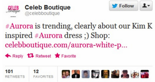 @CelebBoutique Tweet